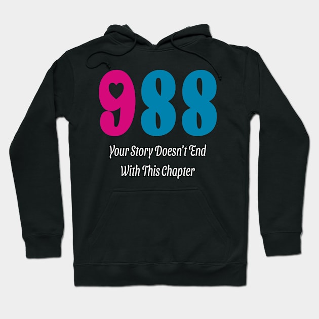 988 - Suicide Prevention Color Hoodie by GosokanKelambu